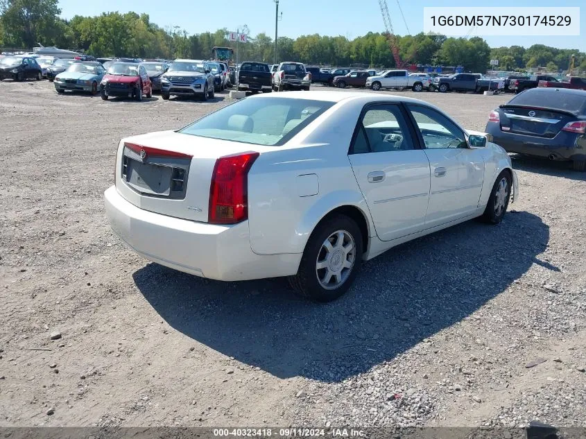 2003 Cadillac Cts Standard VIN: 1G6DM57N730174529 Lot: 40323418