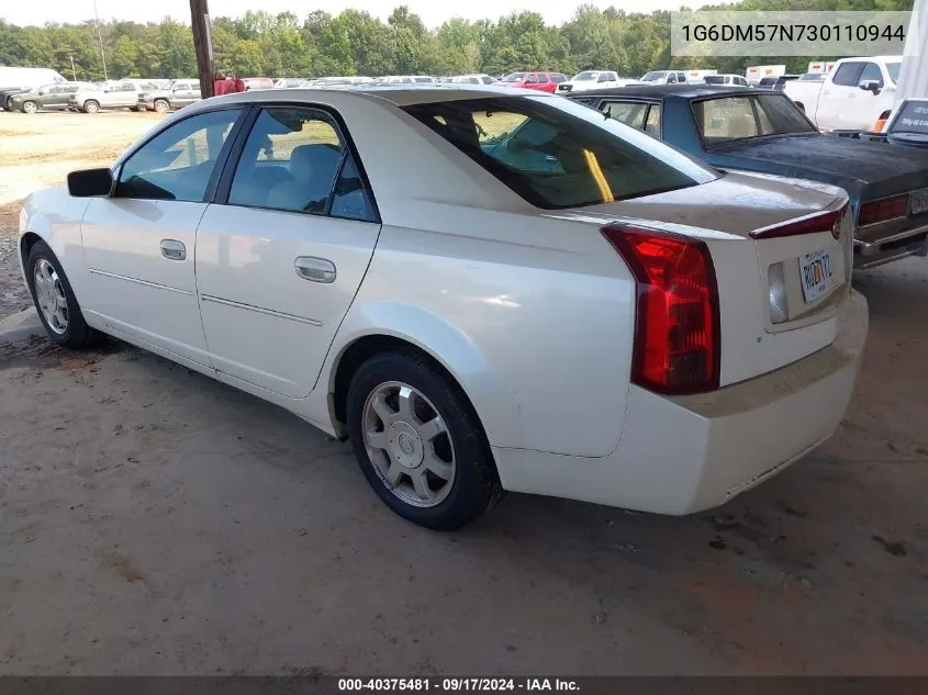 2003 Cadillac Cts VIN: 1G6DM57N730110944 Lot: 40375481