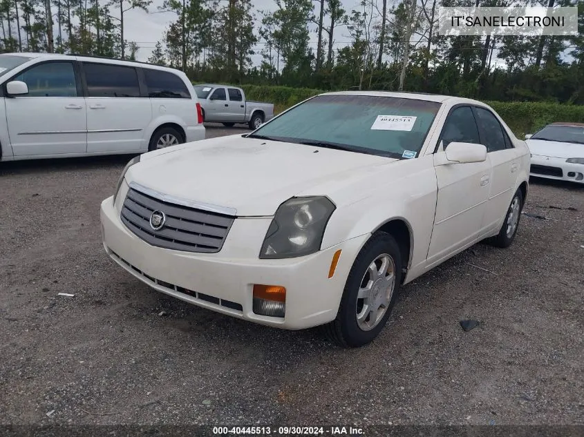 2003 Cadillac Cts VIN: IT'SANELECTRONI Lot: 40445513