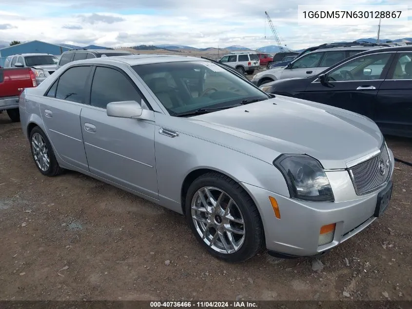 2003 Cadillac Cts Standard VIN: 1G6DM57N630128867 Lot: 40736466