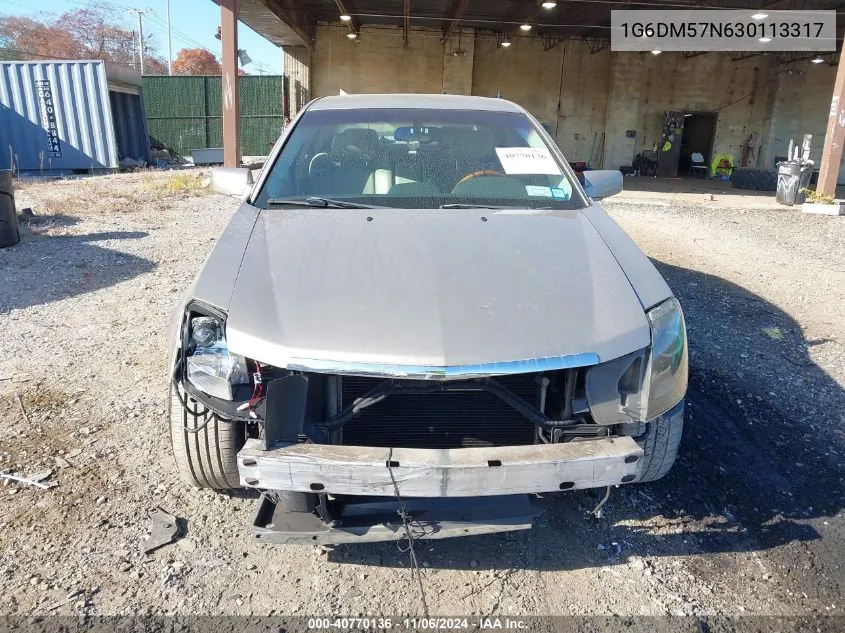 2003 Cadillac Cts Standard VIN: 1G6DM57N630113317 Lot: 40770136