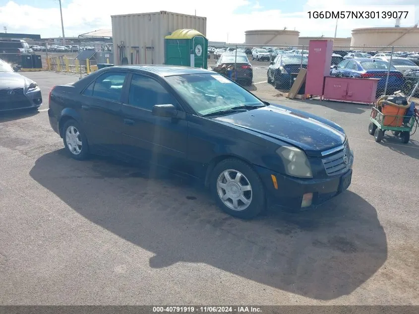 2003 Cadillac Cts Standard VIN: 1G6DM57NX30139077 Lot: 40791919