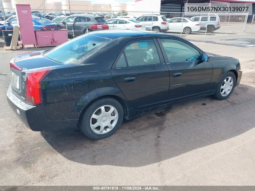 2003 Cadillac Cts Standard VIN: 1G6DM57NX30139077 Lot: 40791919