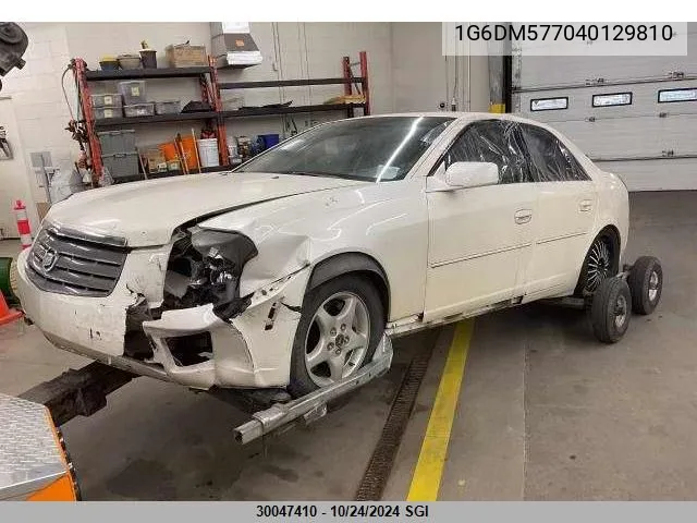 2004 Cadillac Cts VIN: 1G6DM577040129810 Lot: 30047410