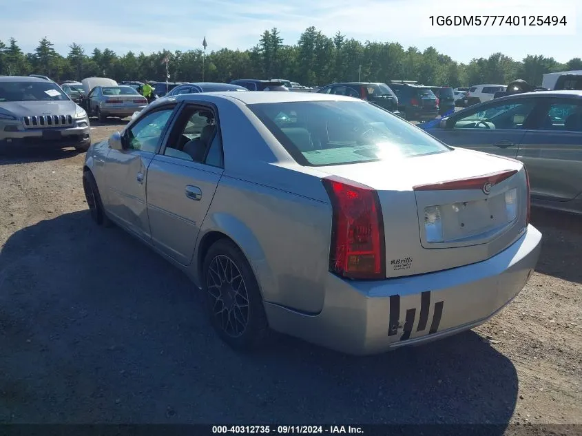 1G6DM577740125494 2004 Cadillac Cts Standard