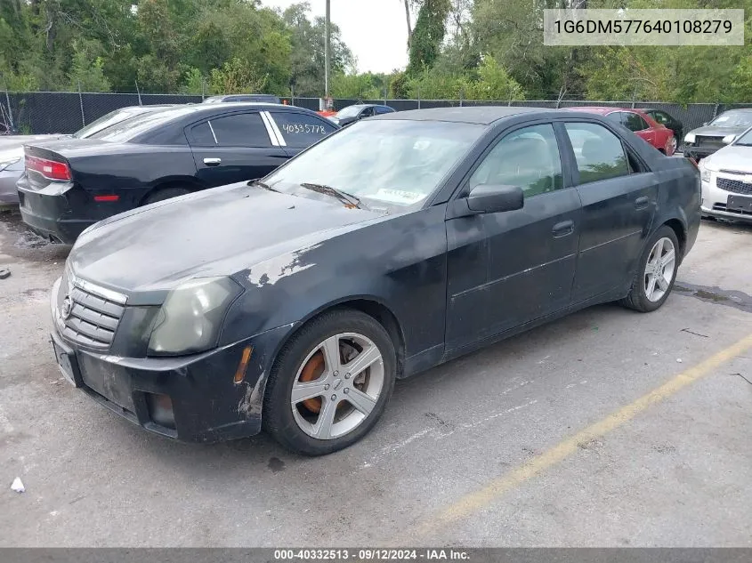 2004 Cadillac Cts Standard VIN: 1G6DM577640108279 Lot: 40332513