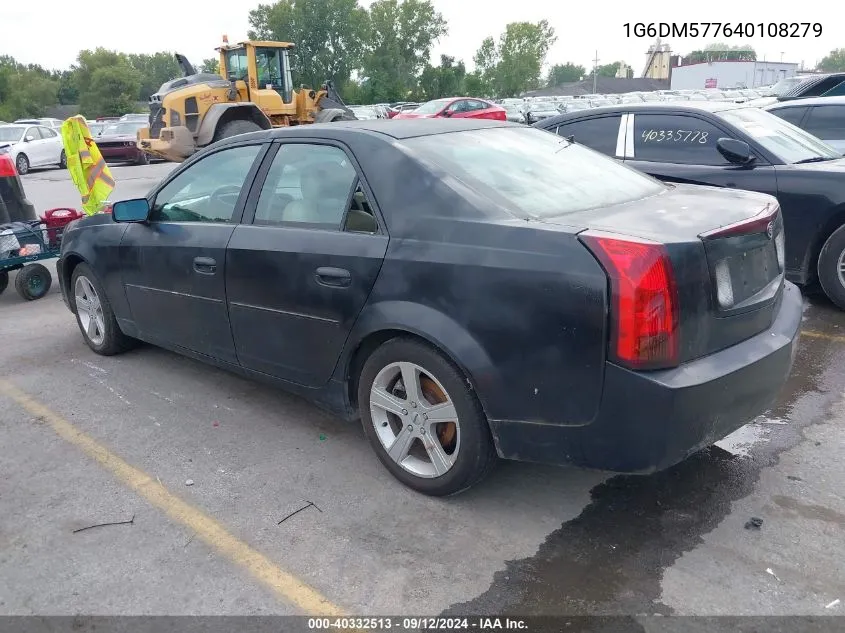 1G6DM577640108279 2004 Cadillac Cts Standard