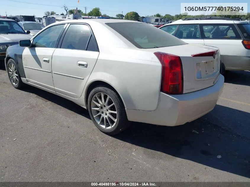 2004 Cadillac Cts Standard VIN: 1G6DM577740175294 Lot: 40498195