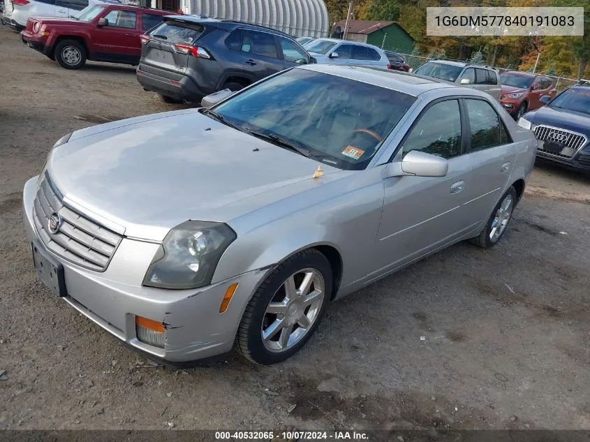 2004 Cadillac Cts Standard VIN: 1G6DM577840191083 Lot: 40532065