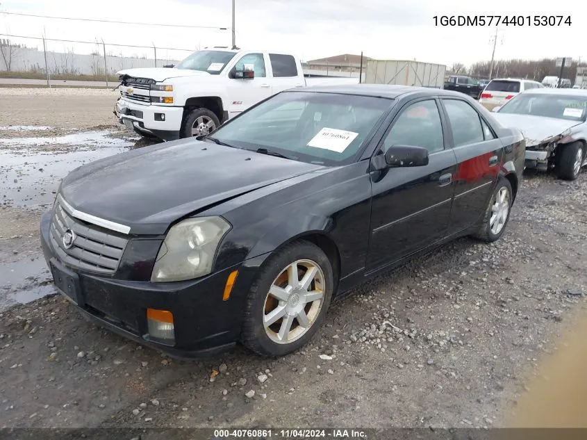 2004 Cadillac Cts Standard VIN: 1G6DM577440153074 Lot: 40760861