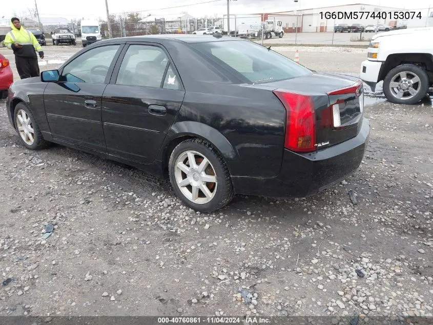 2004 Cadillac Cts Standard VIN: 1G6DM577440153074 Lot: 40760861