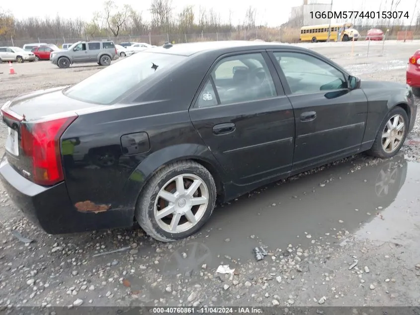 2004 Cadillac Cts Standard VIN: 1G6DM577440153074 Lot: 40760861