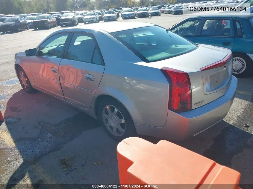 2004 Cadillac Cts Standard VIN: 1G6DM577640166134 Lot: 40804122