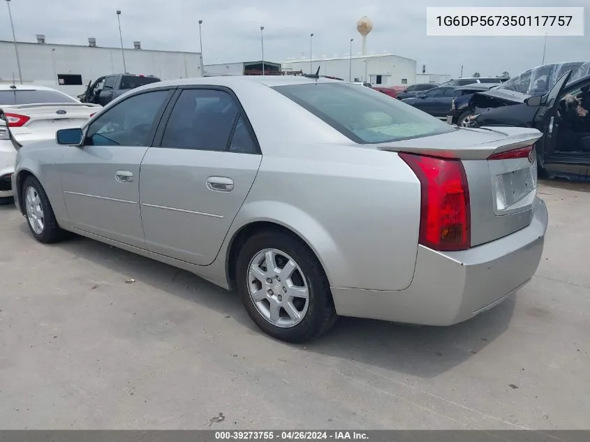 1G6DP567350117757 2005 Cadillac Cts Standard