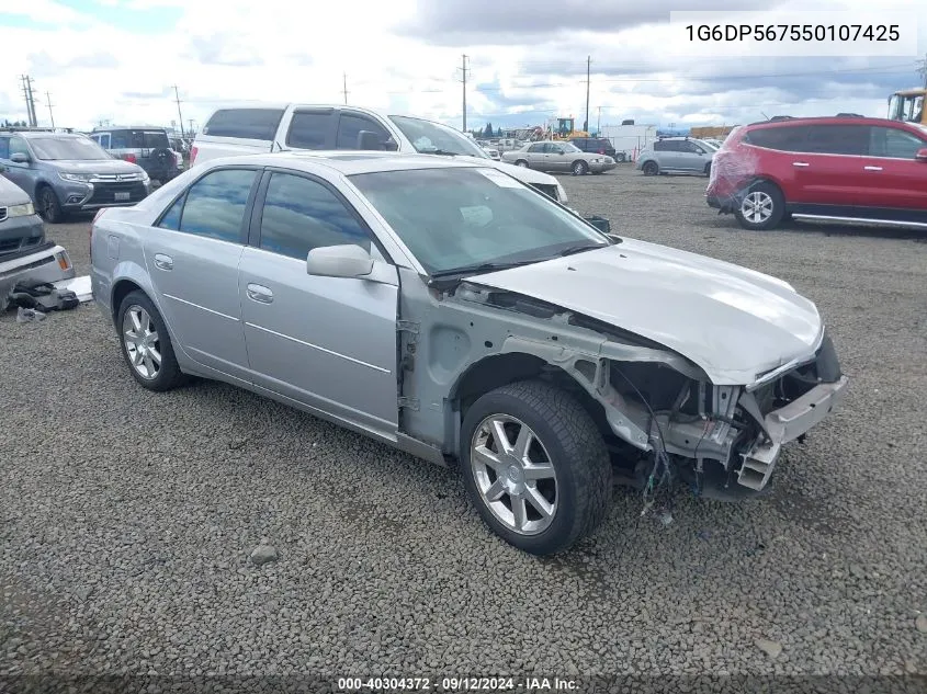 2005 Cadillac Cts Standard VIN: 1G6DP567550107425 Lot: 40304372