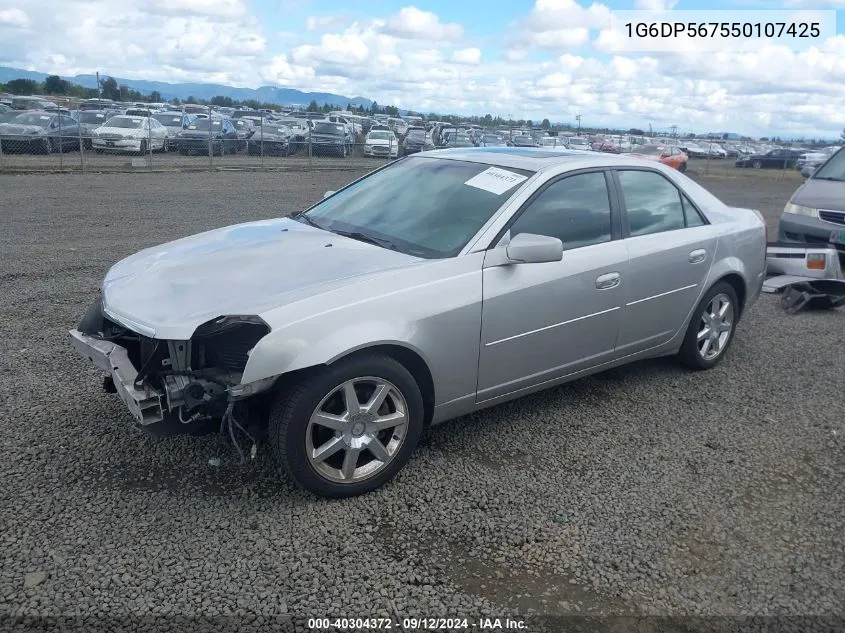 2005 Cadillac Cts Standard VIN: 1G6DP567550107425 Lot: 40304372