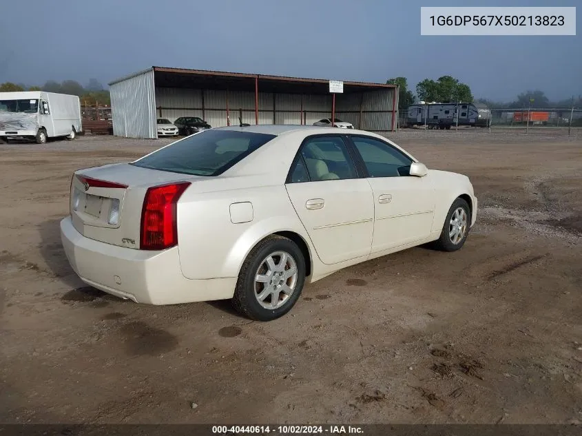 2005 Cadillac Cts Standard VIN: 1G6DP567X50213823 Lot: 40440614