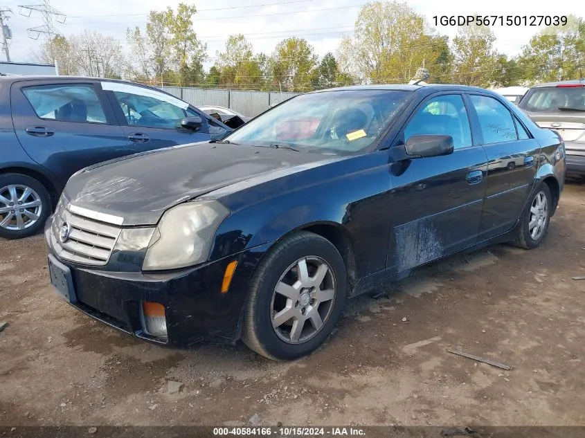 1G6DP567150127039 2005 Cadillac Cts Standard