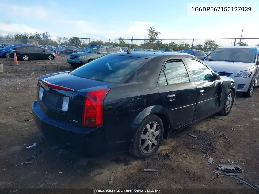 1G6DP567150127039 2005 Cadillac Cts Standard