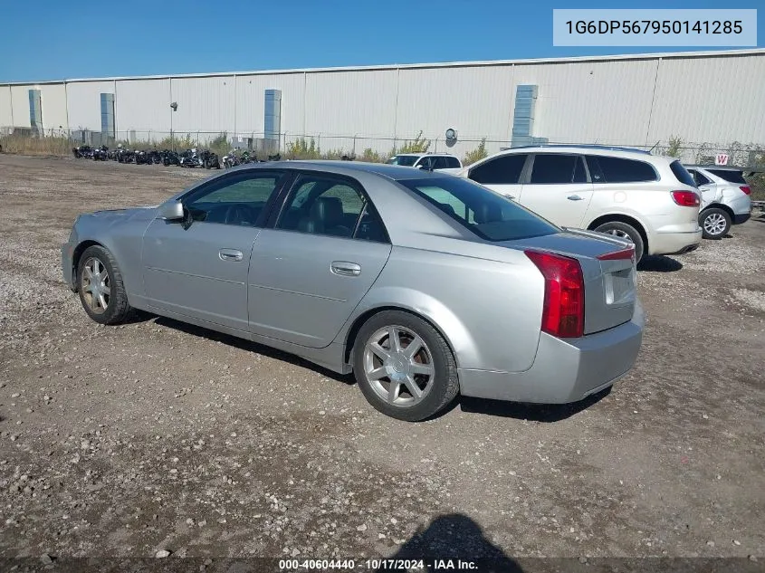 2005 Cadillac Cts Standard VIN: 1G6DP567950141285 Lot: 40604440