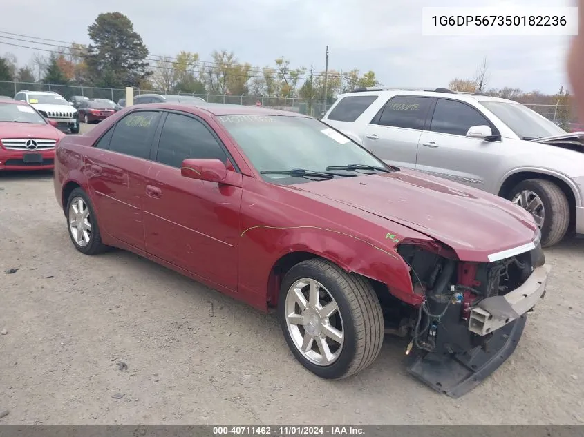 2005 Cadillac Cts Standard VIN: 1G6DP567350182236 Lot: 40711462