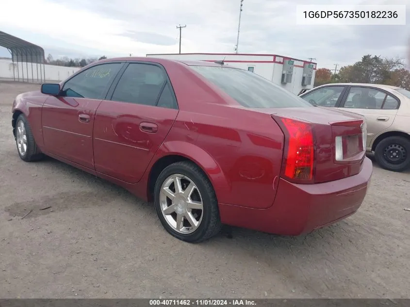 2005 Cadillac Cts Standard VIN: 1G6DP567350182236 Lot: 40711462