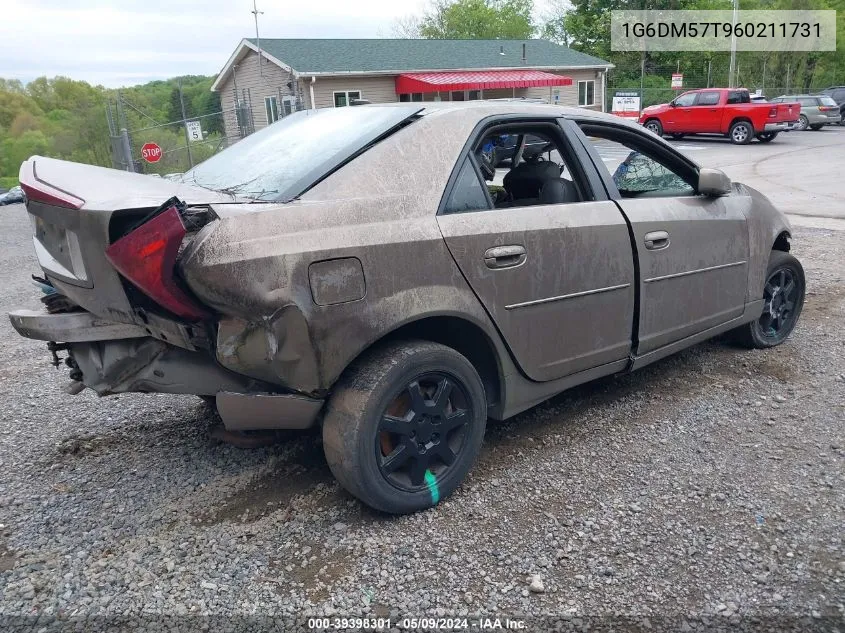 2006 Cadillac Cts Standard VIN: 1G6DM57T960211731 Lot: 39398301