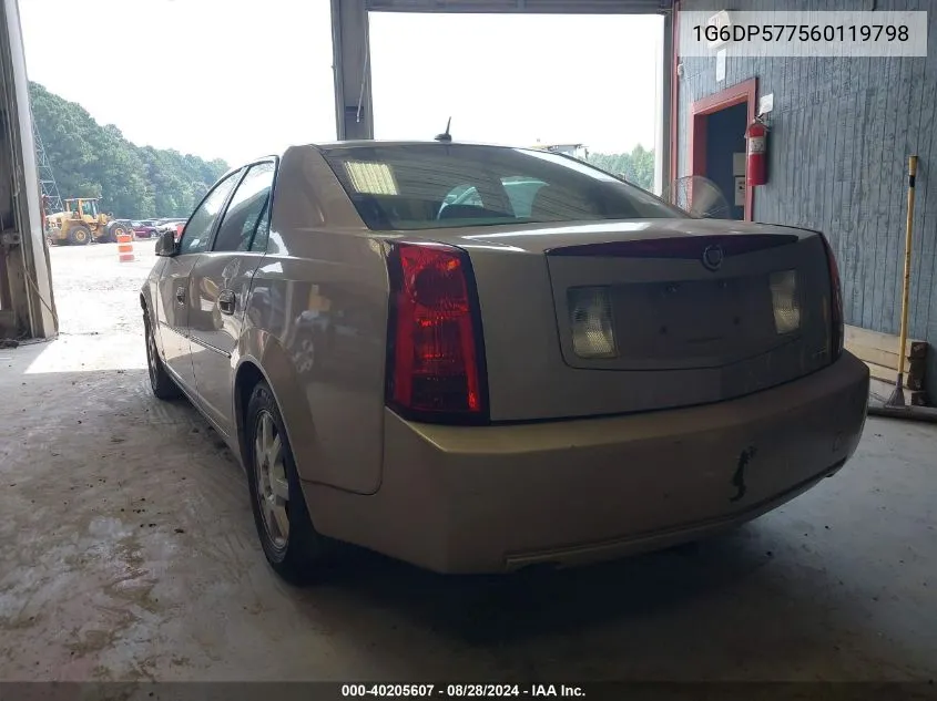 1G6DP577560119798 2006 Cadillac Cts Standard