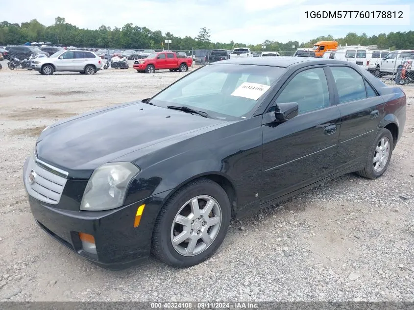 1G6DM57T760178812 2006 Cadillac Cts Standard