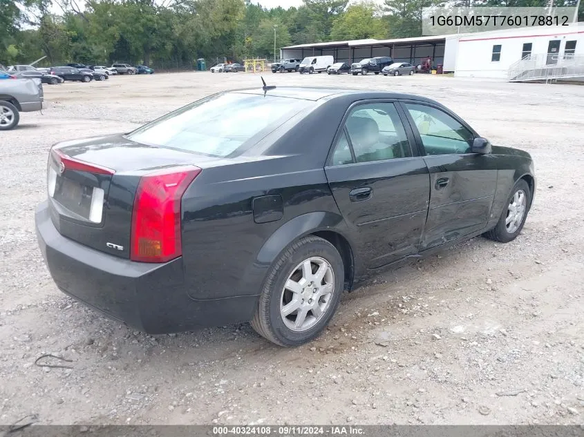 1G6DM57T760178812 2006 Cadillac Cts Standard