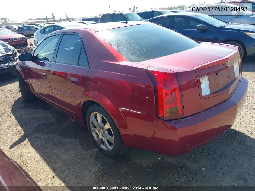 2006 Cadillac Cts Standard VIN: 1G6DP577660128493 Lot: 40389003