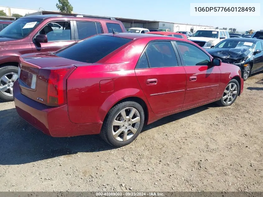 2006 Cadillac Cts Standard VIN: 1G6DP577660128493 Lot: 40389003