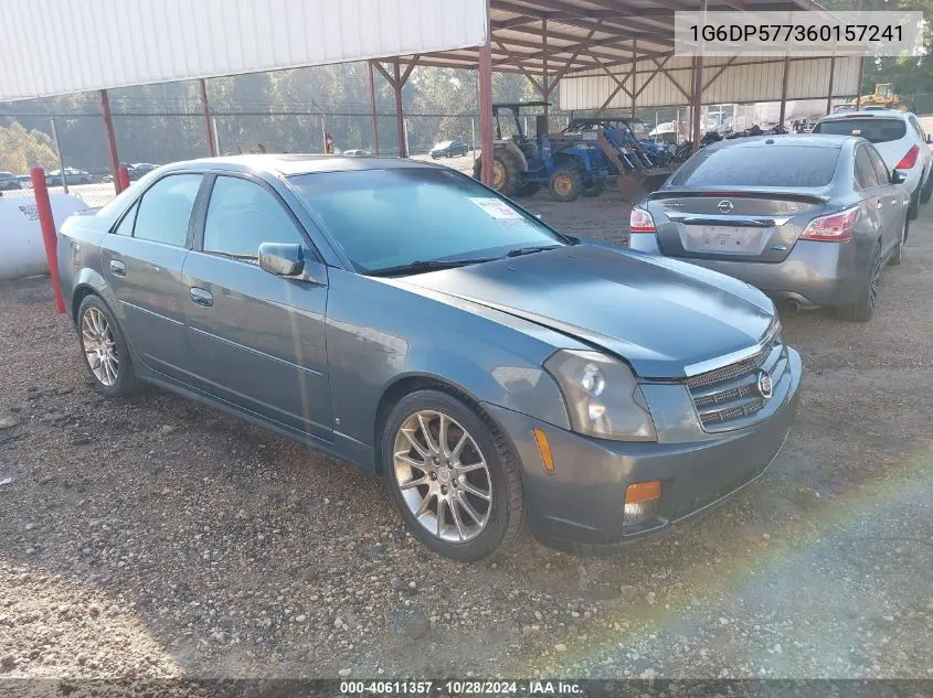 2006 Cadillac Cts Standard VIN: 1G6DP577360157241 Lot: 40611357