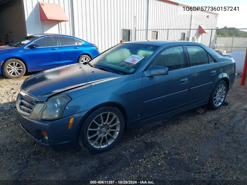 2006 Cadillac Cts Standard VIN: 1G6DP577360157241 Lot: 40611357