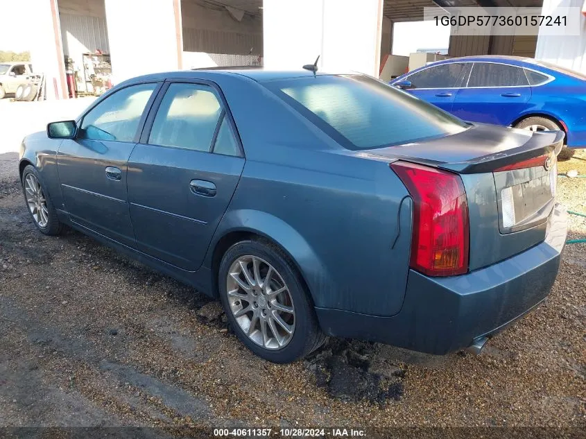 2006 Cadillac Cts Standard VIN: 1G6DP577360157241 Lot: 40611357