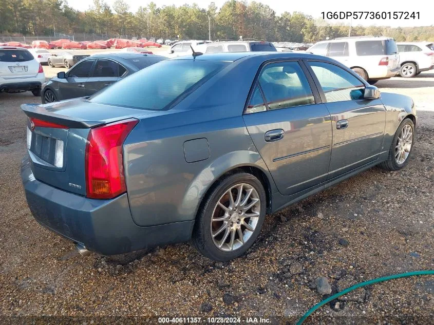 2006 Cadillac Cts Standard VIN: 1G6DP577360157241 Lot: 40611357