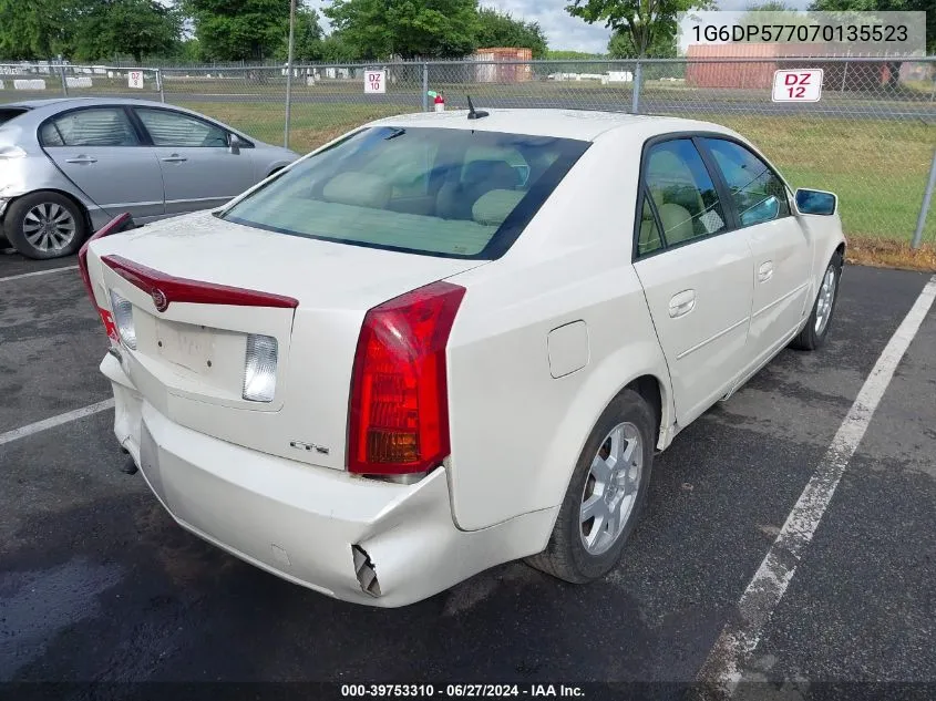 1G6DP577070135523 2007 Cadillac Cts Standard