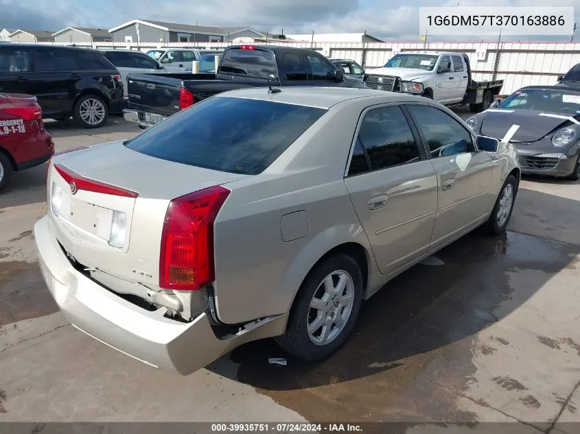 2007 Cadillac Cts Standard VIN: 1G6DM57T370163886 Lot: 39935751