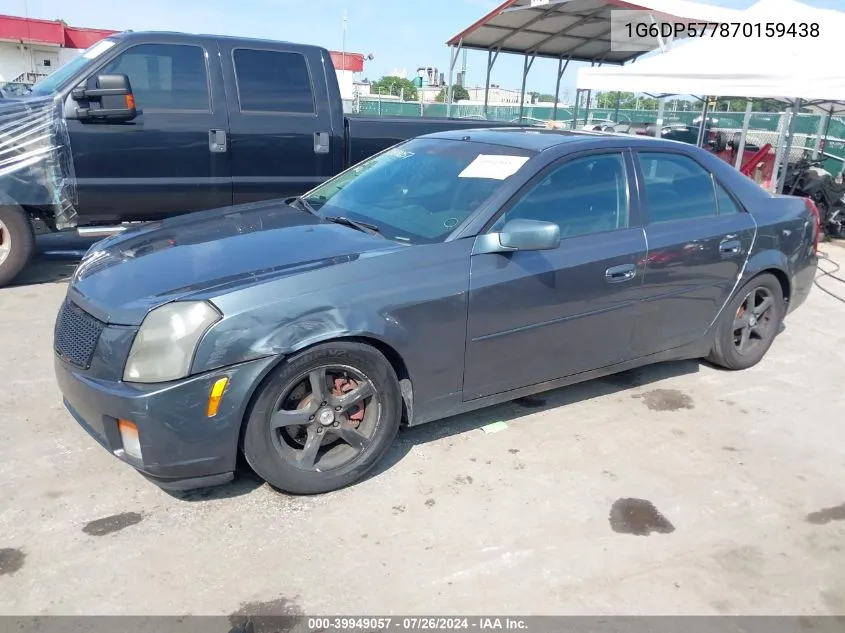 2007 Cadillac Cts Standard VIN: 1G6DP577870159438 Lot: 39949057