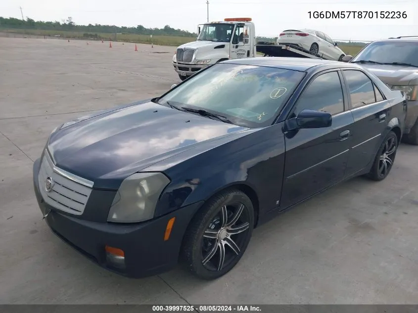 2007 Cadillac Cts Standard VIN: 1G6DM57T870152236 Lot: 39997525