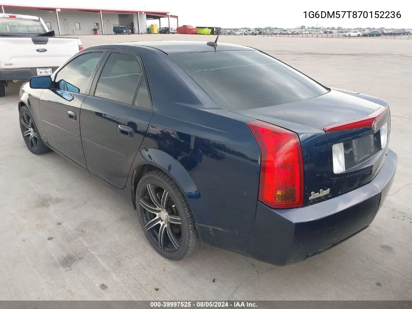 1G6DM57T870152236 2007 Cadillac Cts Standard