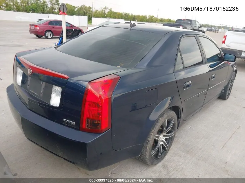 1G6DM57T870152236 2007 Cadillac Cts Standard