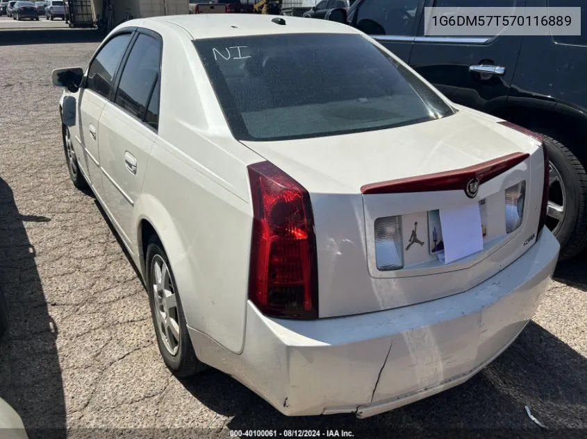 1G6DM57T570116889 2007 Cadillac Cts Standard