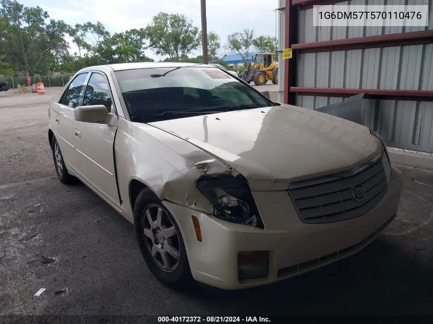 2007 Cadillac Cts Standard VIN: 1G6DM57T570110476 Lot: 40172372