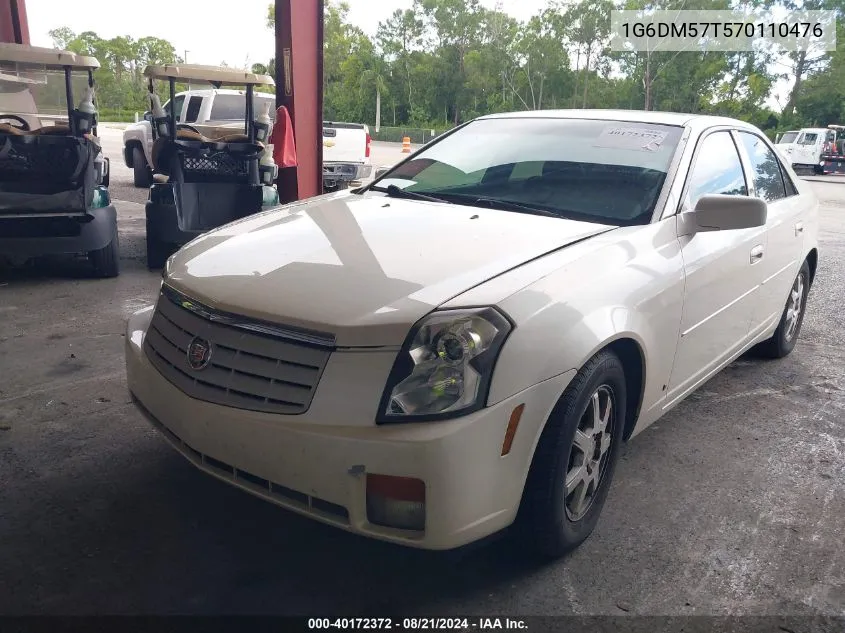 2007 Cadillac Cts Standard VIN: 1G6DM57T570110476 Lot: 40172372