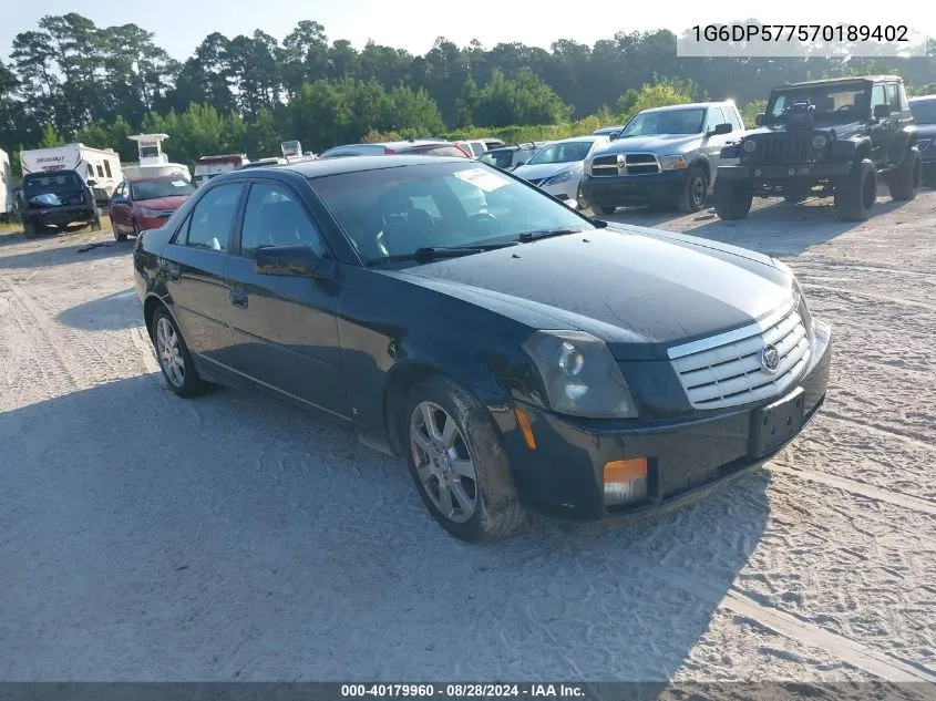 1G6DP577570189402 2007 Cadillac Cts Standard