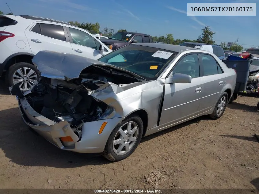 2007 Cadillac Cts VIN: 1G6DM57TX70160175 Lot: 40275428