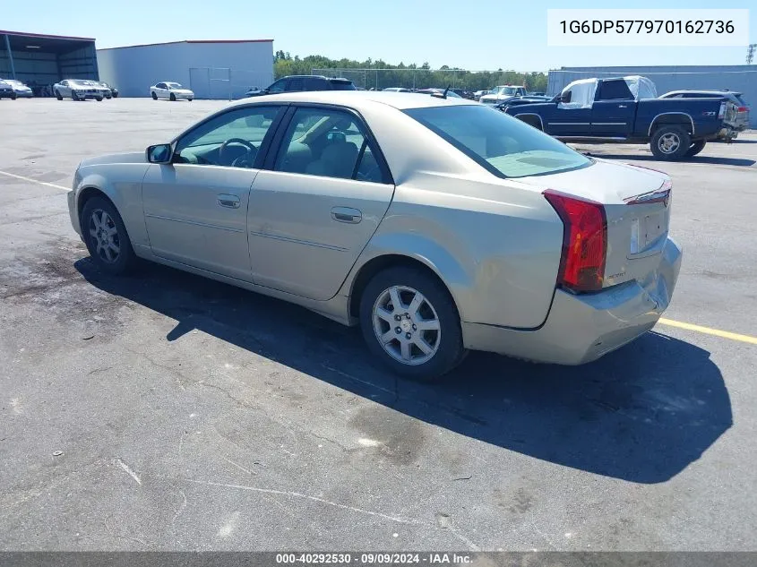 2007 Cadillac Cts Standard VIN: 1G6DP577970162736 Lot: 40292530