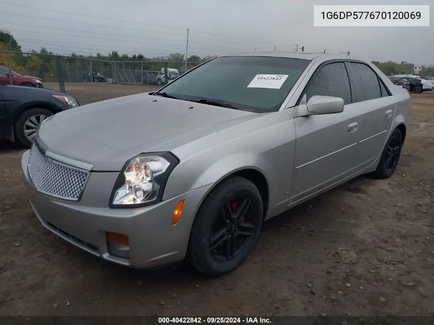 1G6DP577670120069 2007 Cadillac Cts Standard