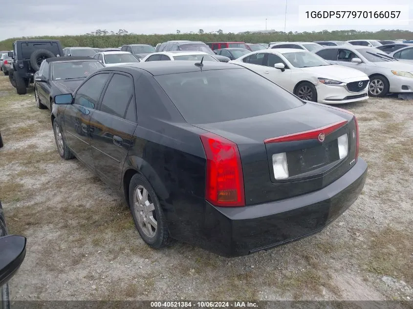 2007 Cadillac Cts Standard VIN: 1G6DP577970166057 Lot: 40521384